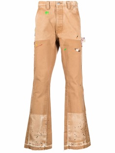 GALLERY DEPT. джинсы с эффектом разбрызганной краски