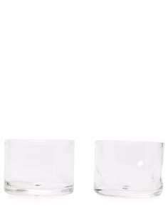 Off-White набор Crumple из двух маленьких стаканов
