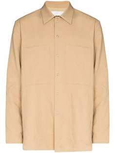 Jil Sander рубашка с длинными рукавами и нагрудным карманом