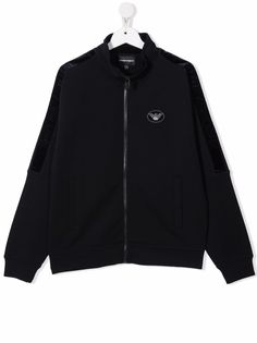 Emporio Armani Kids бомбер с логотипом