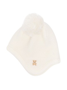 Familiar фактурная шапка с помпоном