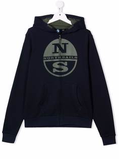 North Sails Kids худи из органического хлопка с логотипом
