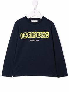 Iceberg Kids толстовка с логотипом