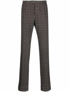 Briglia 1949 клетчатые брюки кроя слим