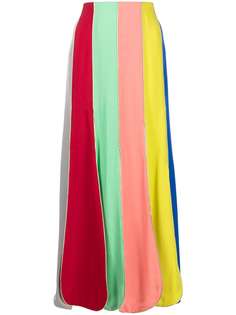Rosie Assoulin шелковая юбка миди в полоску