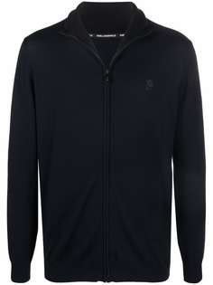 Karl Lagerfeld флисовая толстовка на молнии