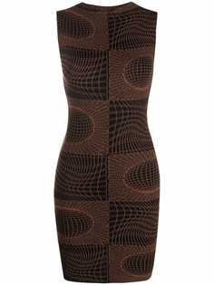 Paloma Wool платье с геометричным принтом