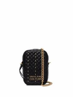 Versace Jeans Couture стеганая сумка для телефона с логотипом