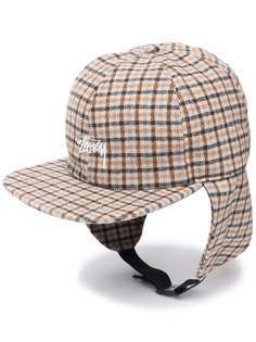 Stussy кепка в клетку