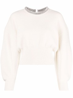 Alexander Wang джемпер со стразами