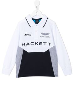Hackett Kids рубашка поло с логотипом