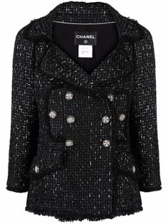 Chanel Pre-Owned двубортный жакет 2010-х годов