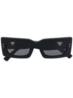 Valentino Eyewear солнцезащитные очки в квадратной оправе