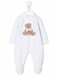 Le Bebé Enfant пижама с вышитым логотипом