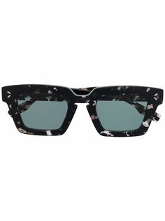 MCQ солнцезащитные очки с графичным принтом