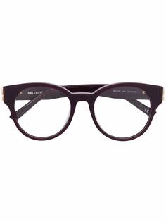 Balenciaga Eyewear очки в круглой оправе