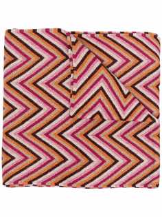 M Missoni шарф с узором зигзаг