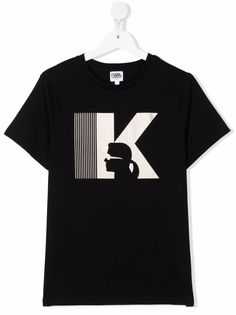 Karl Lagerfeld Kids футболка с логотипом