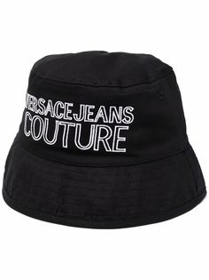 Versace Jeans Couture панама с вышитым логотипом