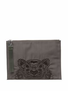 Kenzo клатч с вышивкой Tiger