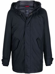 Fay пуховик с капюшоном