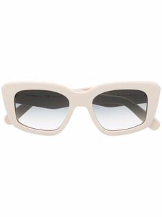 Salvatore Ferragamo Eyewear солнцезащитные очки в массивной оправе