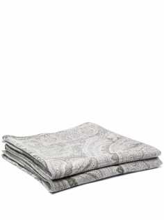 ETRO HOME жаккардовое одеяло с узором пейсли