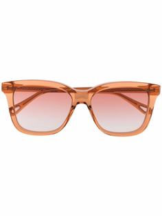 Chloé Eyewear солнцезащитные очки в квадратной оправе