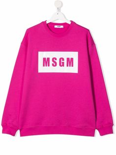 MSGM Kids толстовка с логотипом