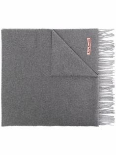 Acne Studios кашемировый шарф с логотипом