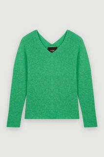 Зеленый пуловер из кашемира Madina Maje