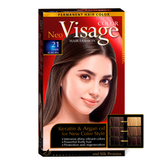 Visage, Краска для волос Neo Color №21, Dark Auburn