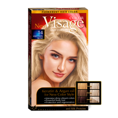 Visage, Краска для волос Neo Color №14, Light Pearl Blond