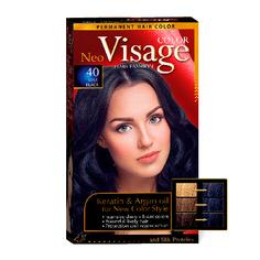 Visage, Краска для волос Neo Color №40, Blue Black