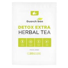 Guarchibao, Чай для похудения Detox, имбирь и лимон, 20 фильтр-пакетиков