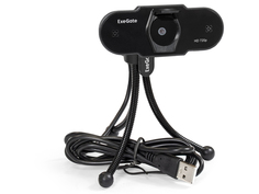 Вебкамера ExeGate BlackView C525 HD Tripod 287386 Выгодный набор + серт. 200Р!!!