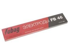 Электроды с основным покрытием Fubag FB 46 D2.5mm пачка 900гр 38855