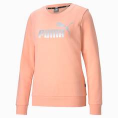 Толстовка Essentials+ Metallic Logo Crew Neck Womens Sweater Puma