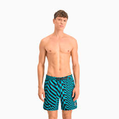 Шорты для плавания Swim Men’s PsyGeo All-Over-Print Mid Swimming Shorts Puma