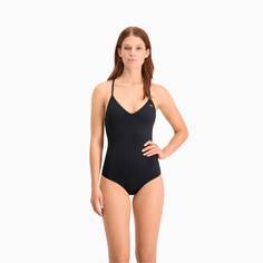 Купальник Swim Women’s V-Neck Cross-back Swimsuit Puma