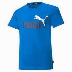 Детская футболка Essentials+ Two-Tone Logo Youth Tee Puma