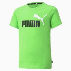 Детская футболка Essentials+ Two-Tone Logo Youth Tee Puma