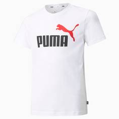 Детская футболка Essentials+ Two-Tone Logo Youth Tee Puma