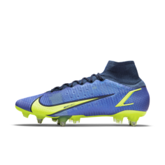 Футбольные бутсы для игры на мягком грунте Nike Mercurial Superfly 8 Elite SG-Pro AC - Синий
