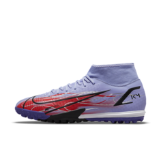 Футбольные бутсы для игры на синтетическом покрытии Nike Mercurial Superfly 8 Academy KM TF - Пурпурный