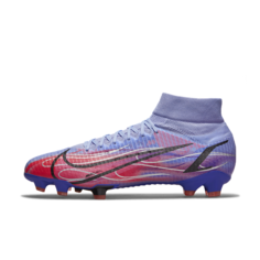 Футбольные бутсы для игры на твердом грунте Nike Mercurial Superfly 8 Pro KM FG - Пурпурный
