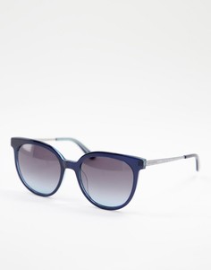 Солнцезащитные очки с круглыми стеклами Juicy Couture-Голубой