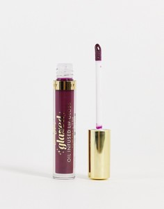 Блеск для губ с ухаживающими маслами Barry M Glazed Oil Infused Lip Gloss - So Tempting-Фиолетовый цвет