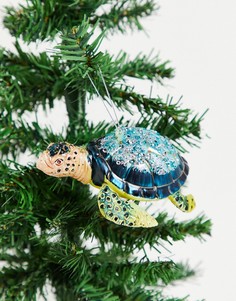 Новогоднее украшение в виде морской черепахи А Sass & Belle-Голубой