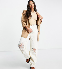 Боди песочного цвета в рубчик Missguided Tall-Нейтральный цвет